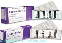 thuốc augmentin 1000mg điều trị nhiễm khuẩn?(4)