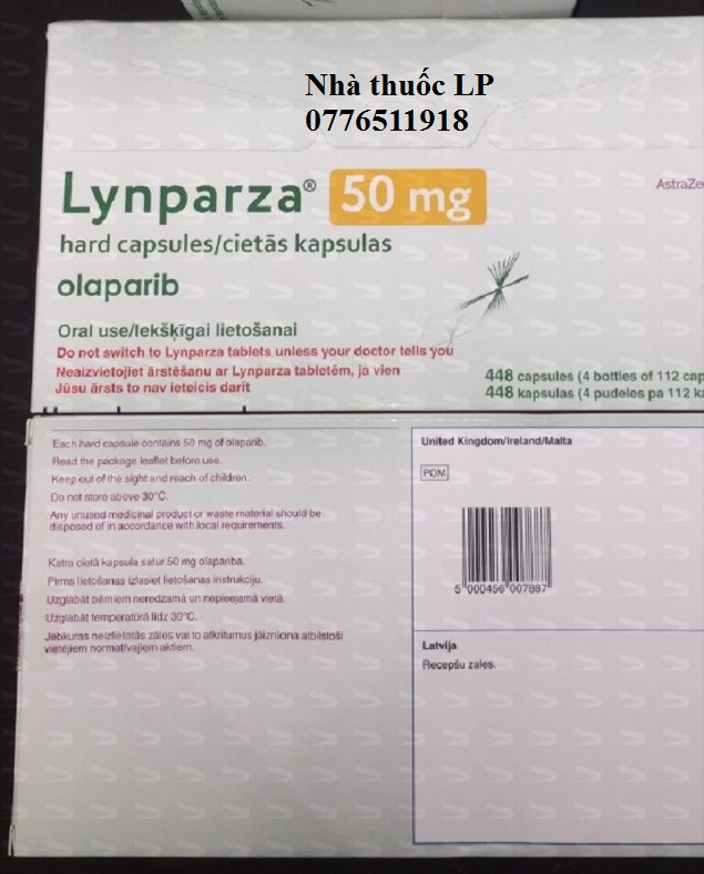 Thuốc Lynparza 50mg Olaparib điều trị ung thư buồng trứng (4)