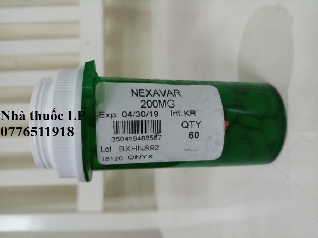 Thuốc Nexavar 200mg Sorafenib điều trị ung thư gan, thận, tuyến giáp (3)